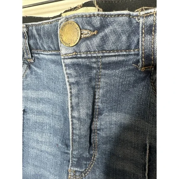Democracy Ab Technology Size 10 Skinny Jeans Medium Mid Rise Casual - Picture 6 of 14